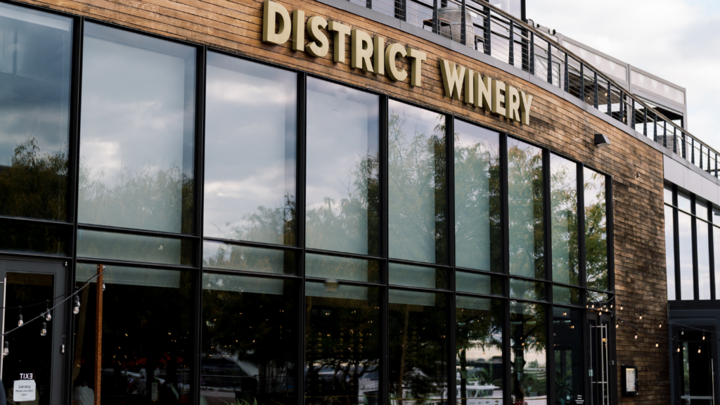 Fall wedding in DC at District Winery